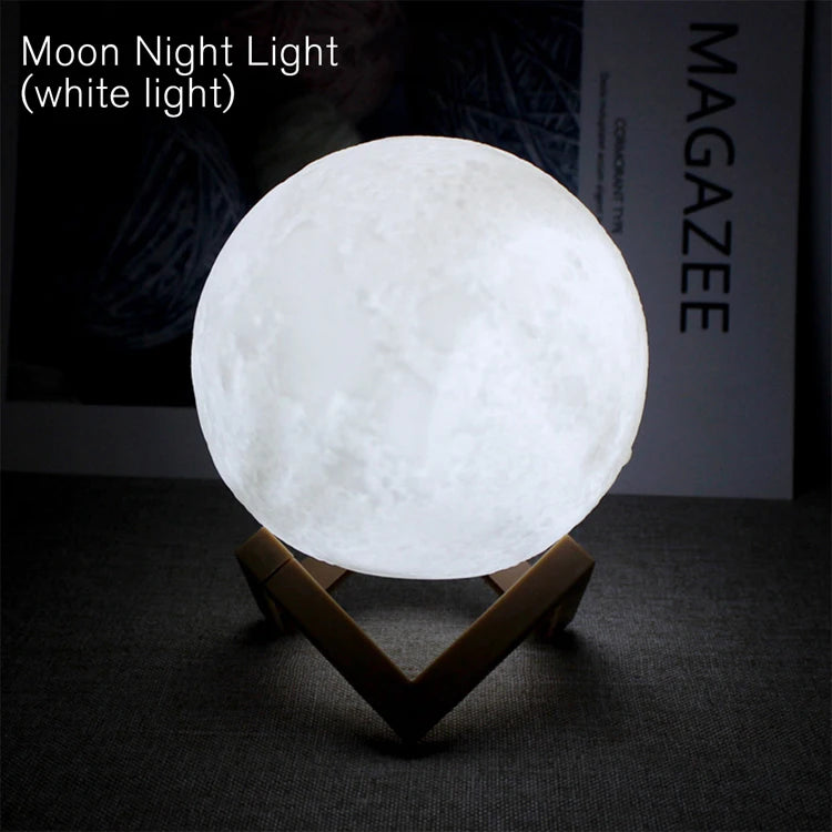 HOUSETIVE - Book Light LED Moon Light Galaxy Light, Moon Night Light, Girl, Boy, Child Birthday Gift, Bedroom Decoration Indoor lighting
