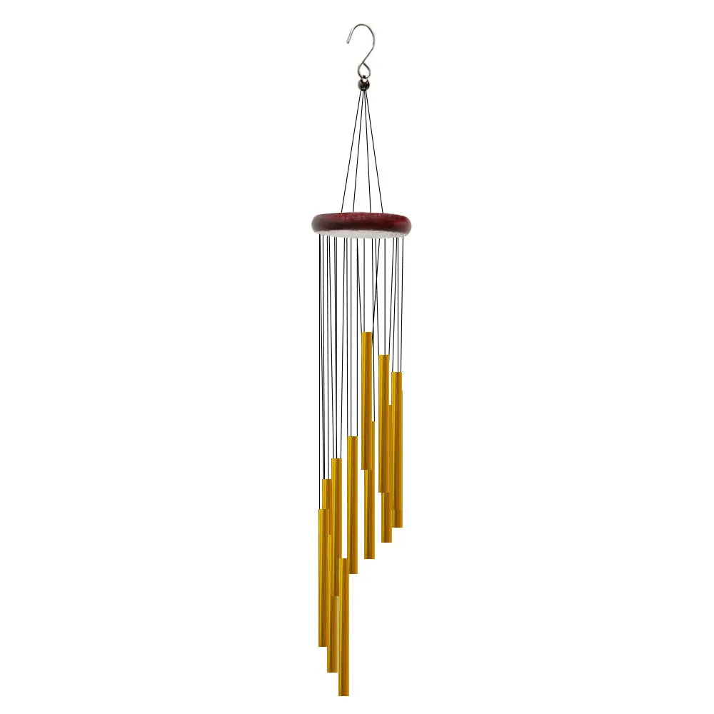 12-tube Aluminum Alloy Wind Chimes for Outdoor Garden & Memorial Gifts