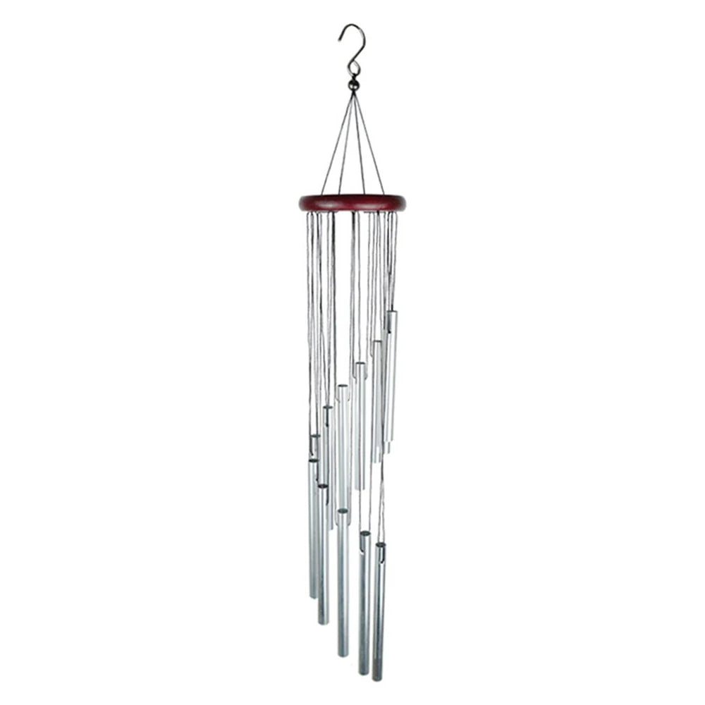 12-tube Aluminum Alloy Wind Chimes for Outdoor Garden & Memorial Gifts