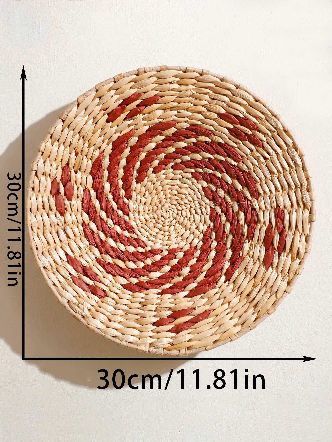 Handwoven Seagrass Wall Basket – Boho Hanging Decor for Home Interiors